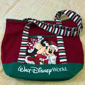 Walt Disney World Mickey Minnie Christmas Tote